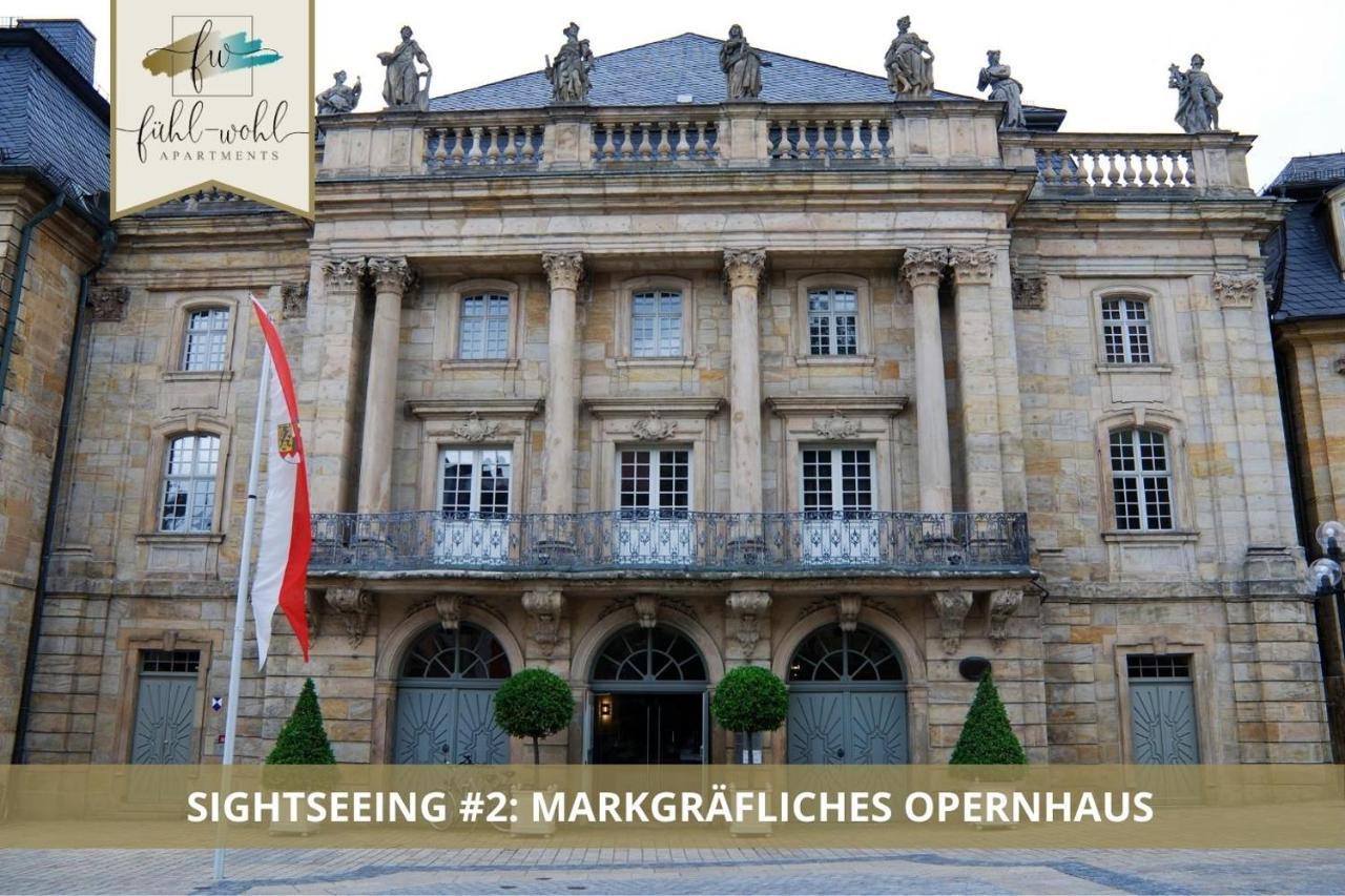 Semper Suite No1 - 2Zi Fewo 1-4 Pers, Balkon, Parkplatz, Hofgartennaehe Bayreuth Luaran gambar