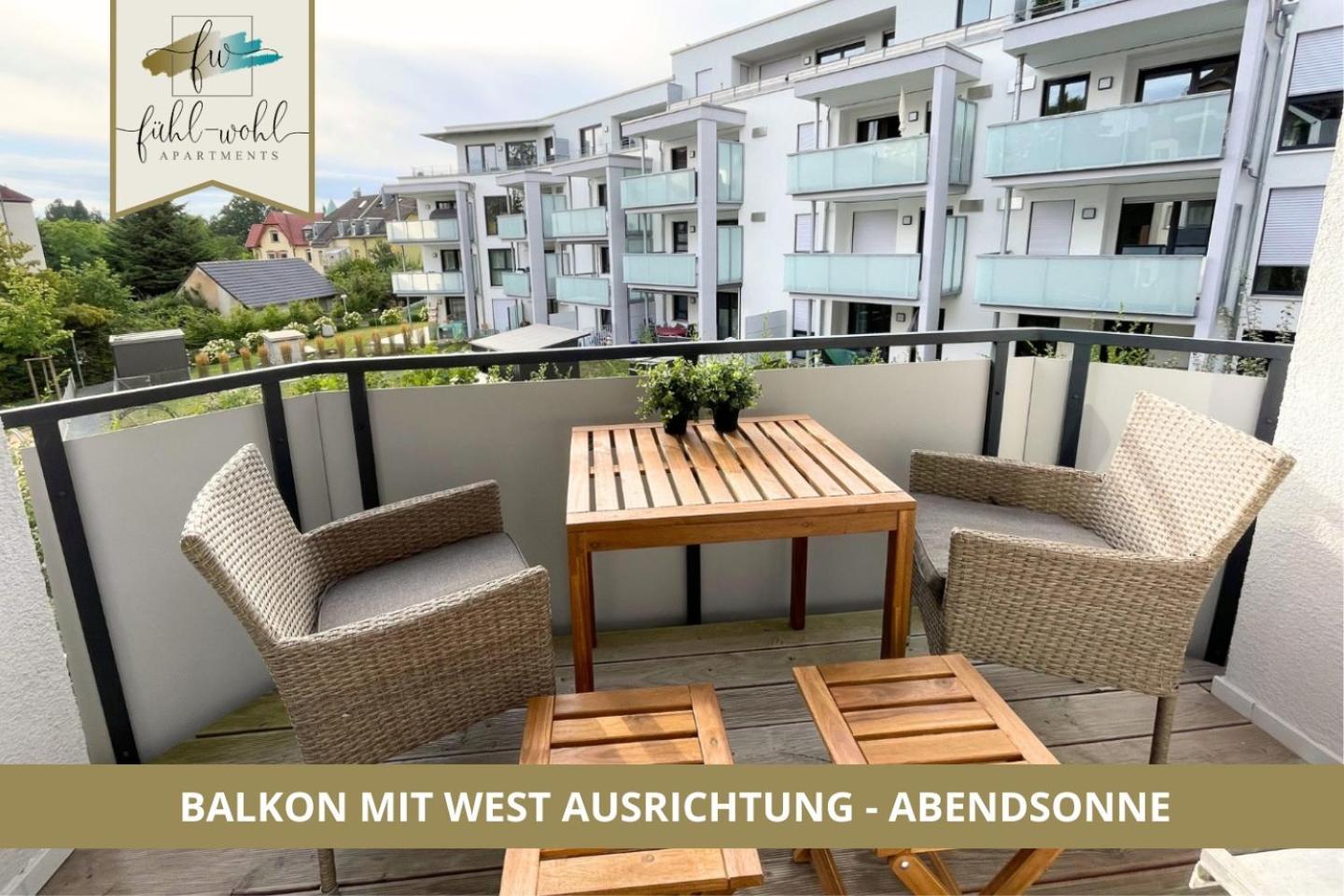 Semper Suite No1 - 2Zi Fewo 1-4 Pers, Balkon, Parkplatz, Hofgartennaehe Bayreuth Luaran gambar